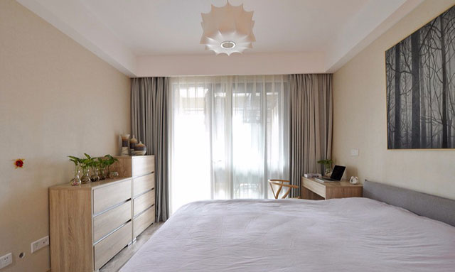 淮河嘉苑创意风格80-120㎡平米三居